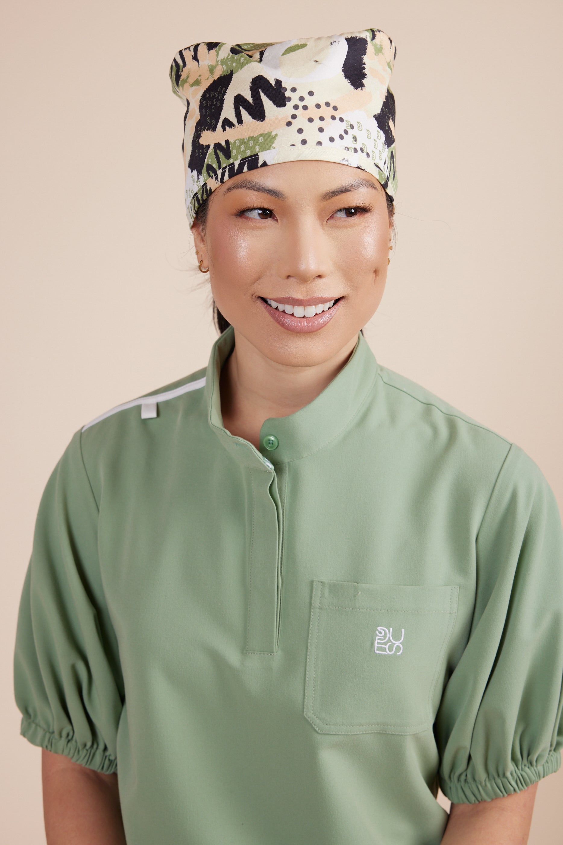 Tulle Headwrap by DUES – luxury protective headwrap sewn in the USA, featuring delicate sheer tulle that safeguards hair while adding an elegant, textured finish to any look.
