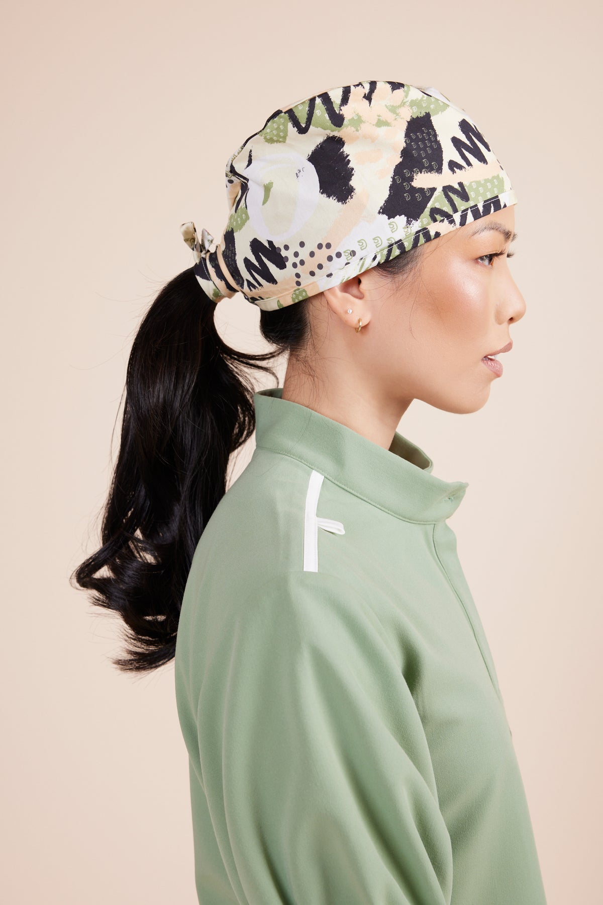 Lime Green Statement Headwrap with Sculpted Bow

 GEL8 0526 G83 M4 suited up and ready for the summer with a  main image 3